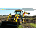 Backhoe loader with smooth operation